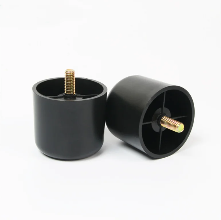 Factory Direct Cheap PP Plastic Furniture sofa feet modern furniture leg Sofa Cabinet Base Feet Round Plastic Sofa Plastic Leg