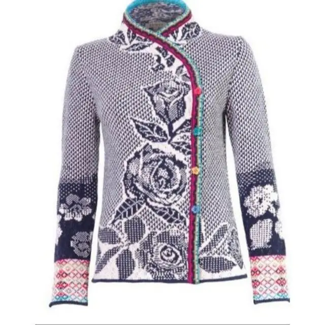 online export of wool multi color designer sweater womens