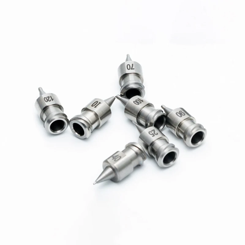 Double thread one-piece precision metal stainless steel dispensing precision  Musashi needle