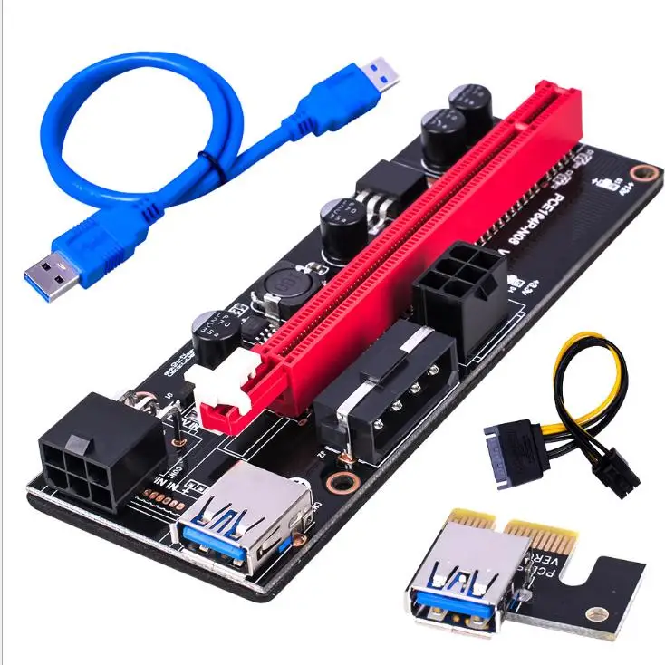 PCI-E 1x to 16x USB 3.0 Power GPU Riser 009s
