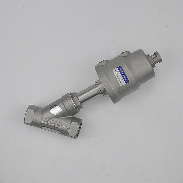 Air Control Angle 2/2 WAY Piston-operated Angle-seat Valves For Neutral And Aggressive Liquids And Gases
