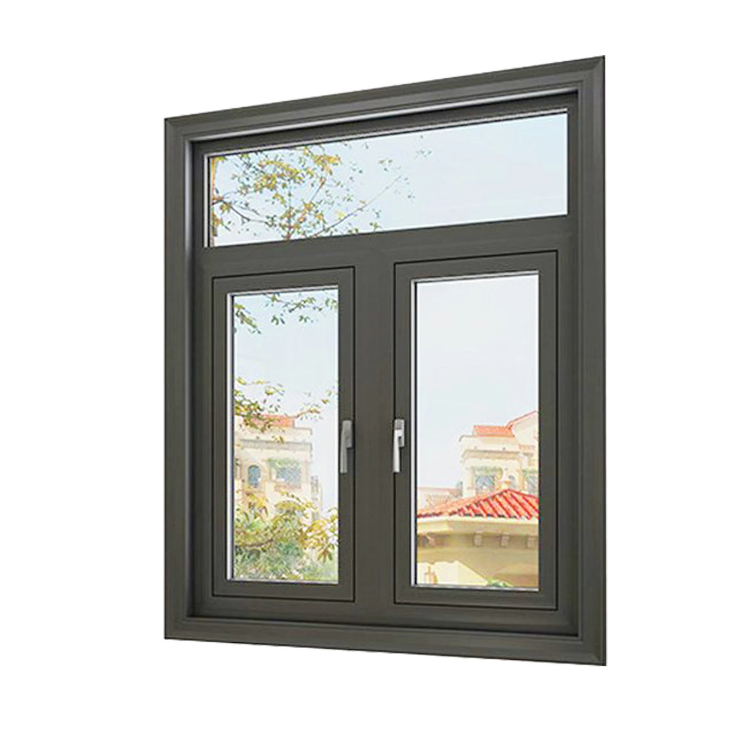 modern design aluminum clad wood window top sliding window From China Factory