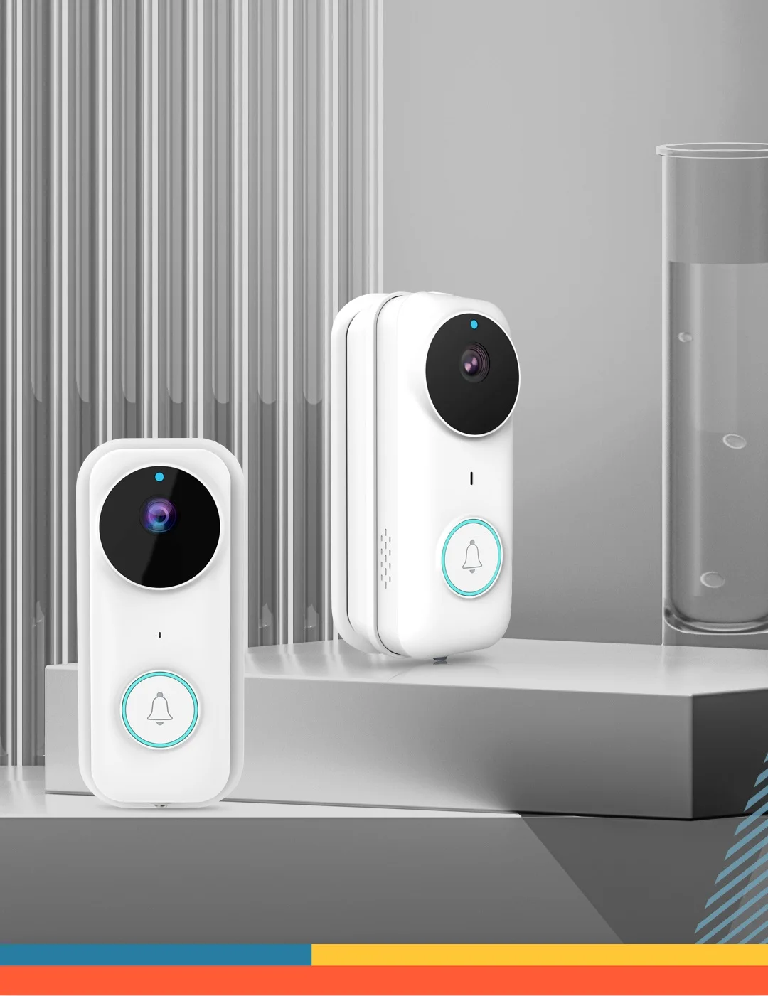 Tuya длительное время работы от аккумулятора беспроводной домофон Кольцо Дверной звонок Водонепроницаемый Wi-Fi пульт дистанционного видео умный дверной с камерой