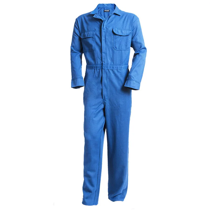 High quality flame resistant work wear high visibility short sleeve fireproof mens safety fr retardant coveralls workwear