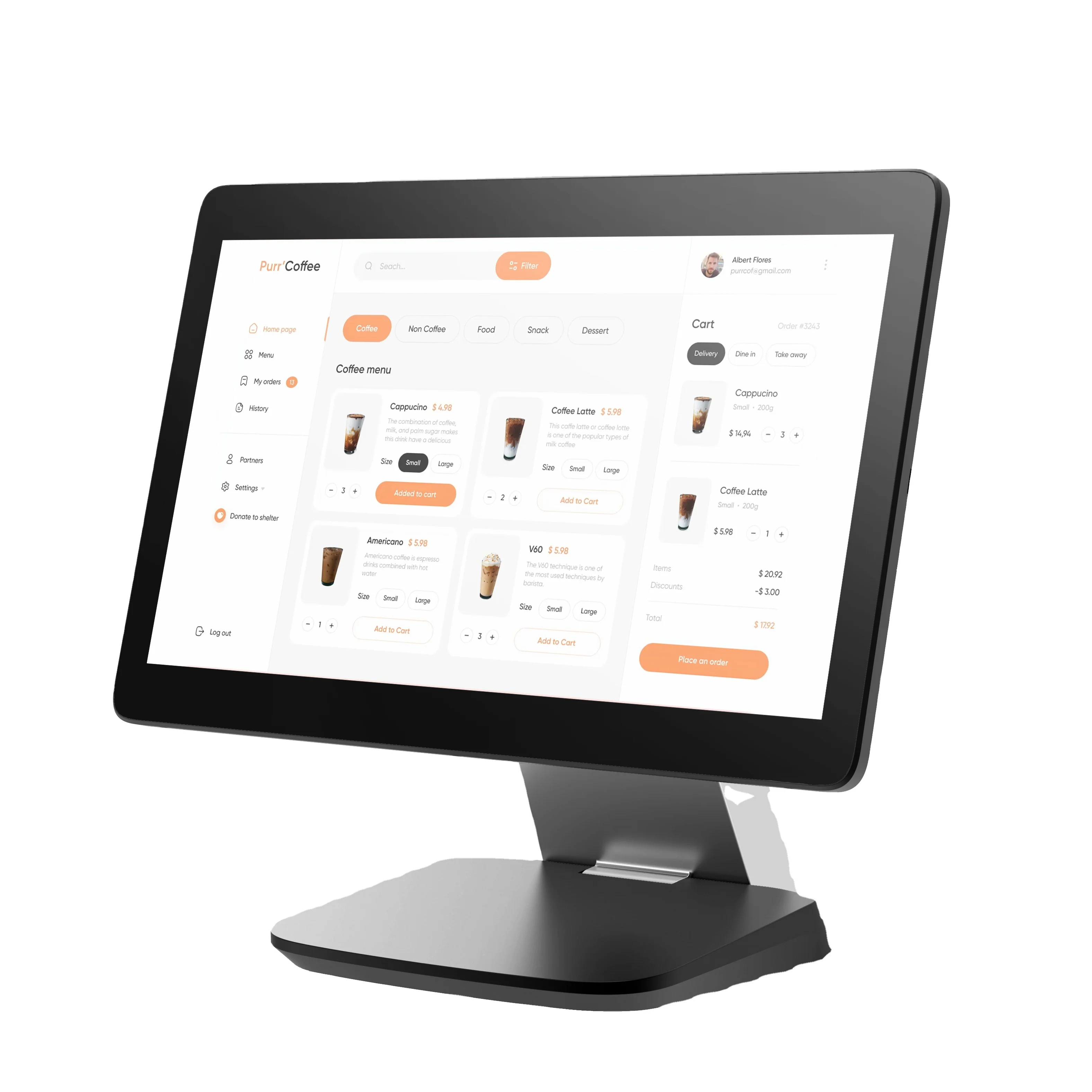 Micropos 15 'тонкая точка продаж/POS/TPV/ Elanda punto de sistema venta все-в-одном epos оборудование для розничной торговли