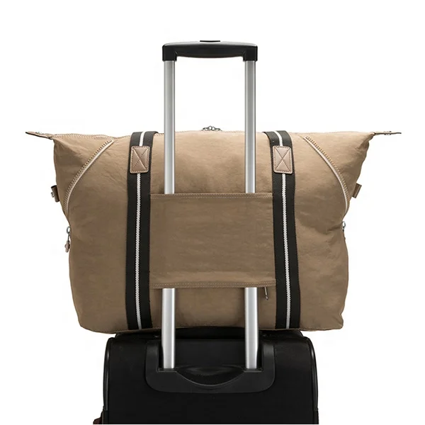 Vintage High Quality Cotton Bag Canvas Customizable Toiletry Travel Duffel Bags Custom Print