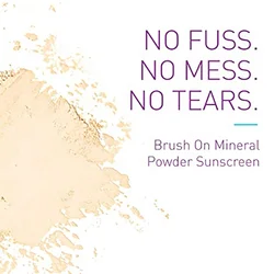 Broad Spectrum Brush on Mineral SPF Powder Sunscreen for Kids and Babies