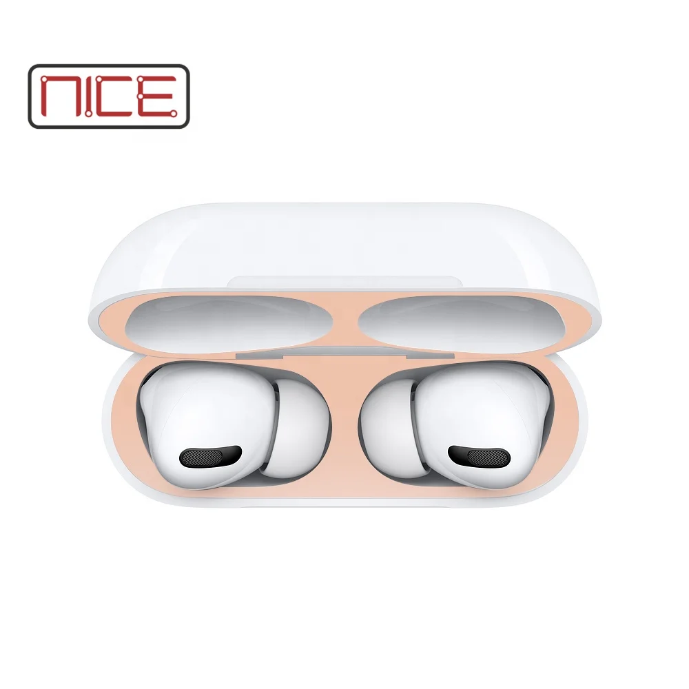Защитная Наклейка на чехол для Air Pod Pro металлическая защита от пыли аксессуары AirPodss защитная наклейка