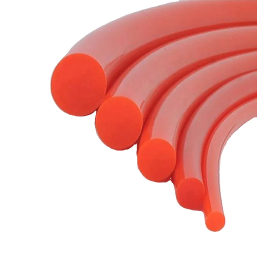 Factory popular  Wholesale  poly belt polycord Round  TPU Green Rough  PU polyurethane Conveyor Belt