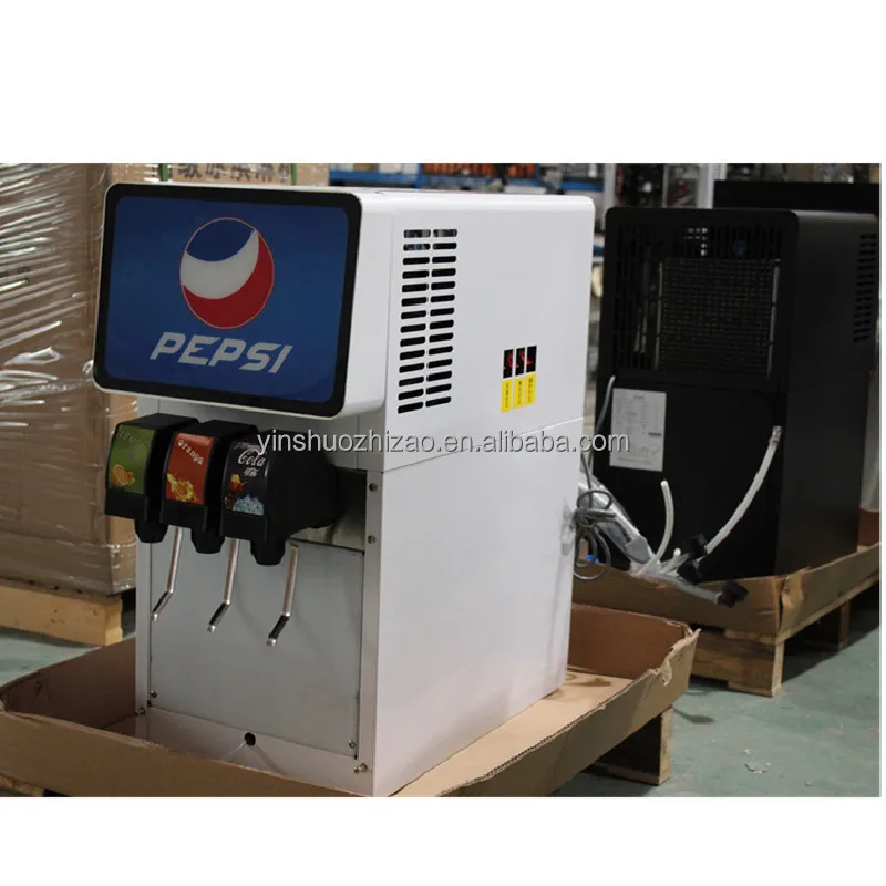 Restaurant Cafe Bar Used Commercial Carbonated Soda Beverage Post Mix Dispenser Cool Cola Vending Machine