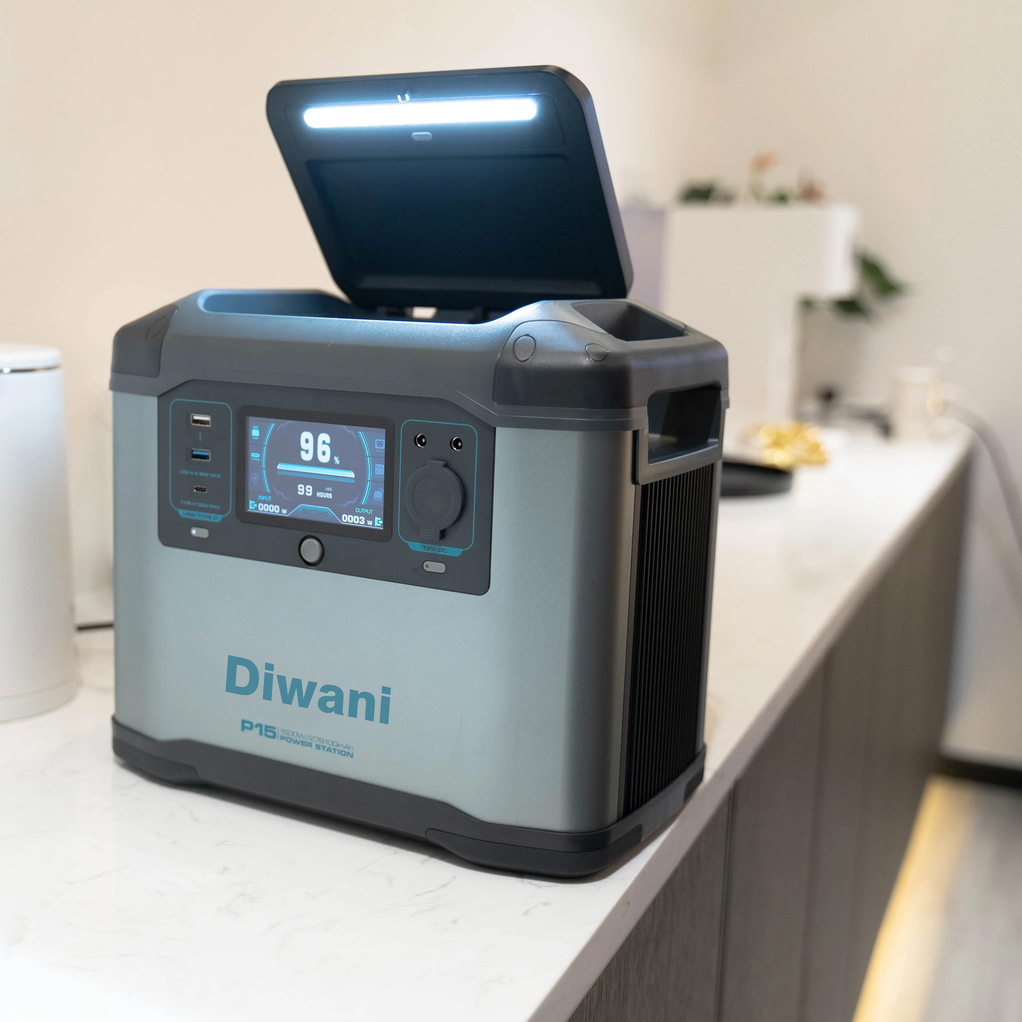 Diwani Factory Multi-Functional 278100Mah 438000Mah Portable Power Station For Outdoors Camping Travel Solar Power Station
