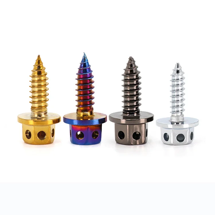 304 stainless steel hollow hexagon socket flange self-tapping screws electric motorcycle modification decoration bolts