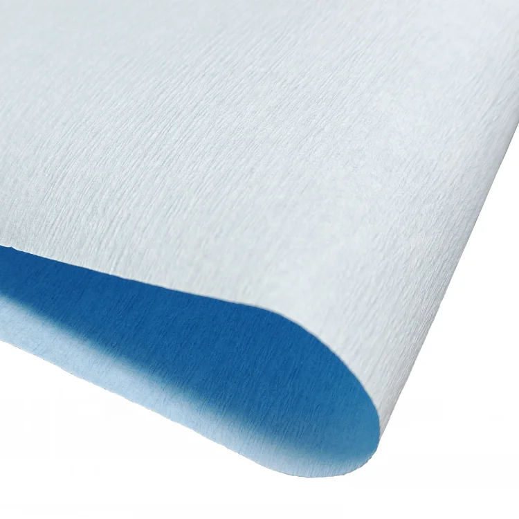 Sterile Medical Grade Packaging Wrap Crepe Paper Disposable Virgin Wood Pulp Soft Crepe Paper