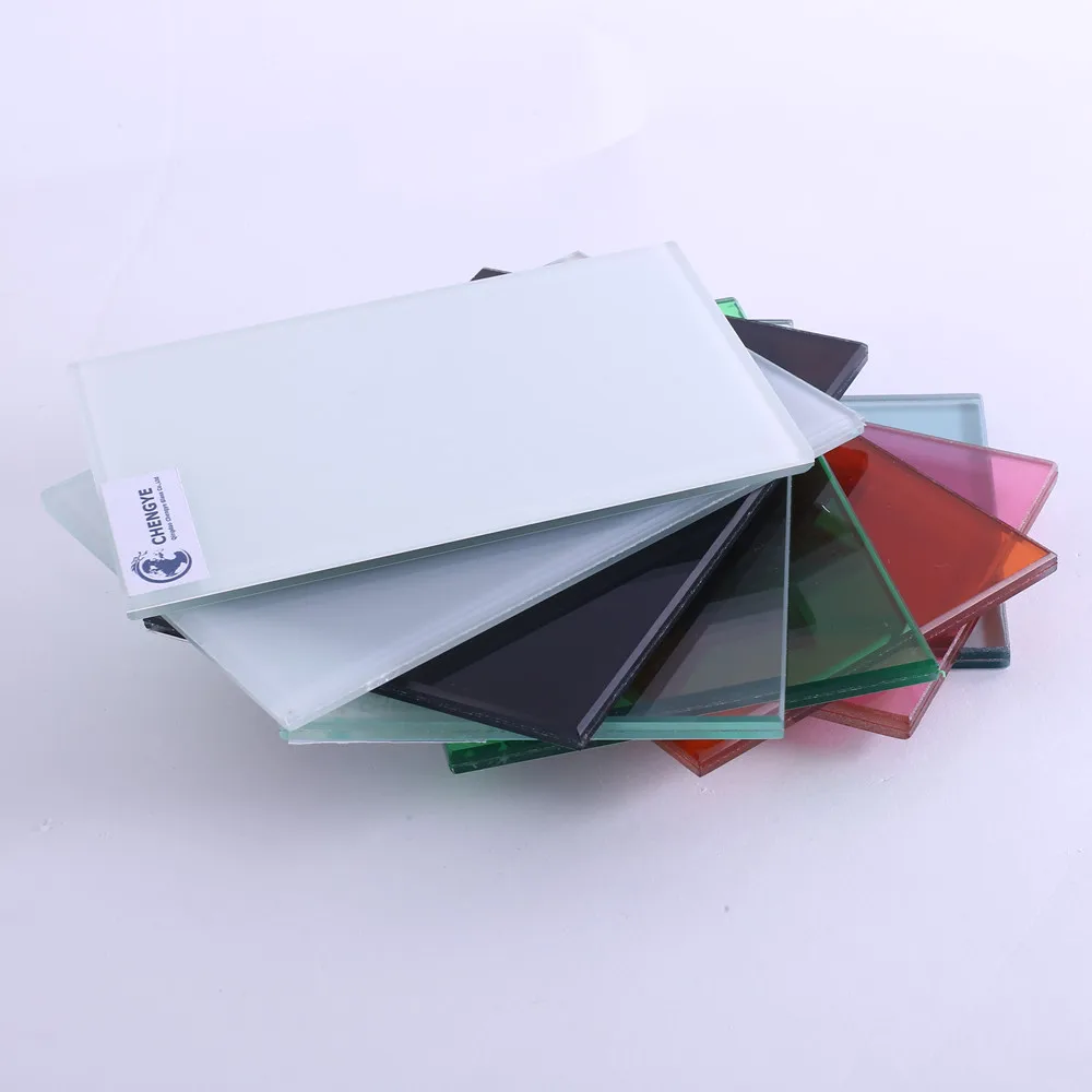 Excellent Quality Lake Blue Safety Laminated 6Mm Dining Table Floatglass Pvb Laminated Glass