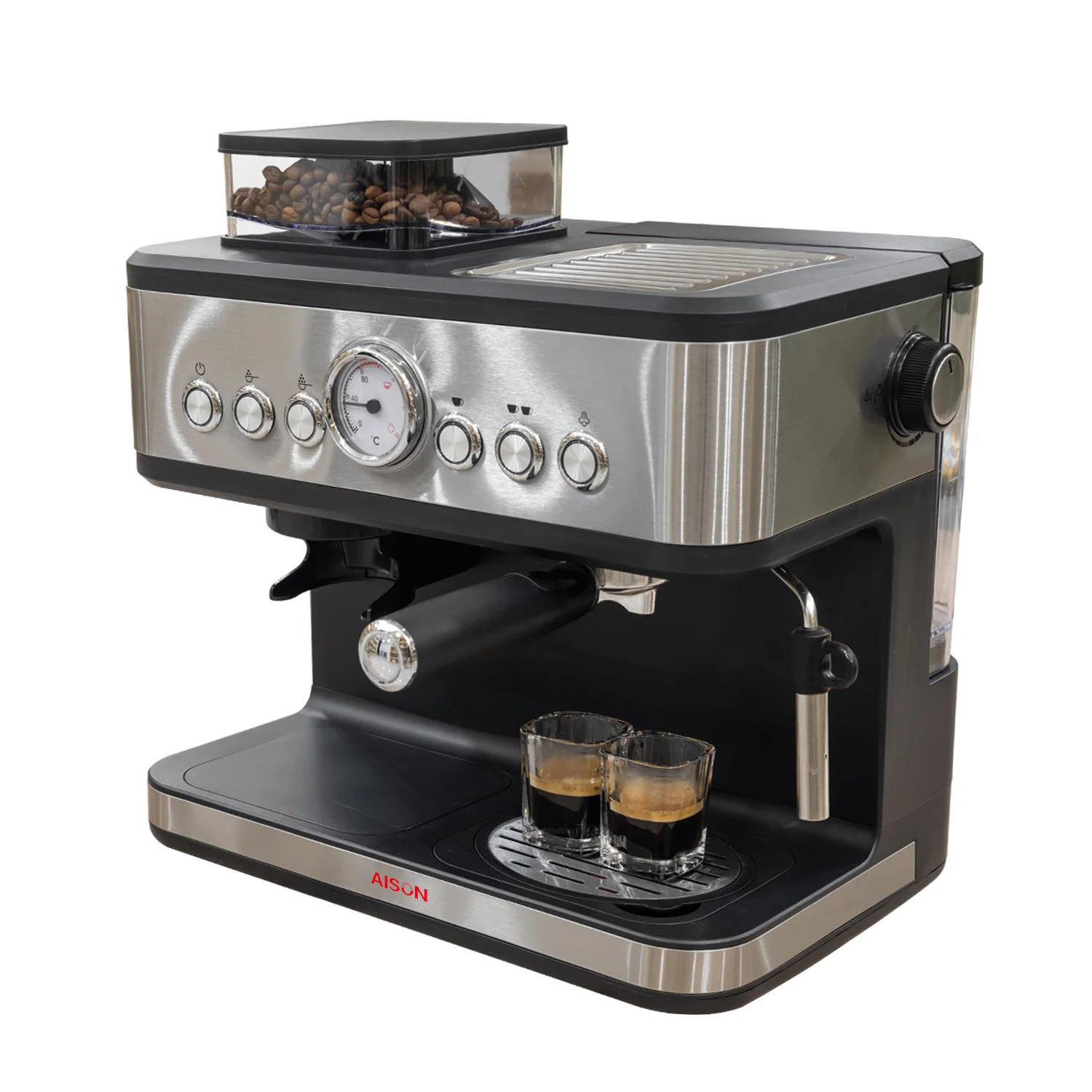 Kitchen Appliances Espresso Coffee Machine Multifunctional Electric Instant Expresso Coffee Maker With Grinder
