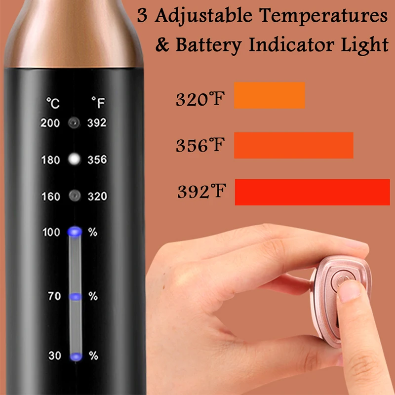 Wholesale wireless Comb Portable Hot Comb Hair Straightener Heat Comb Ceramic Flat Iron cordless Curlers with usb Charge