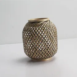 Садовая люстра, креативное освещение, чайный домик, бамбуковые фонари, художественные люстры, бамбуковый абажур