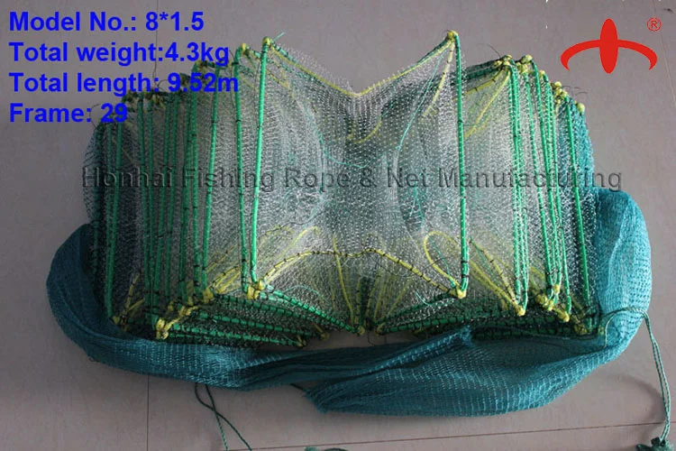 2019-2020 Newly fast delivery product wholesale aquaculture trap,fishing trap for crab lobster shrimp RB 1.5*8