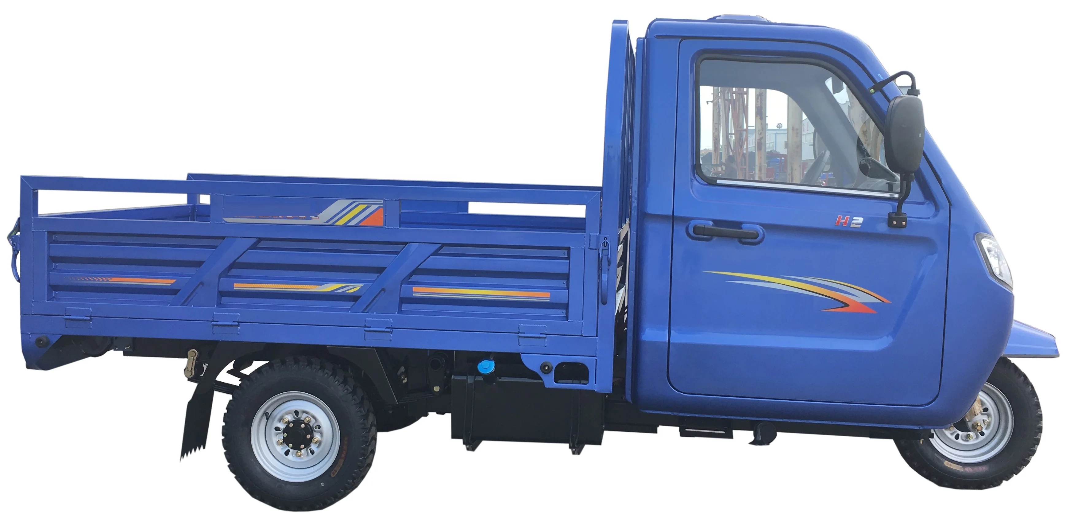 close cabin truck motocicletas de gasolina Triciclo Tricimoto model ZS-J7