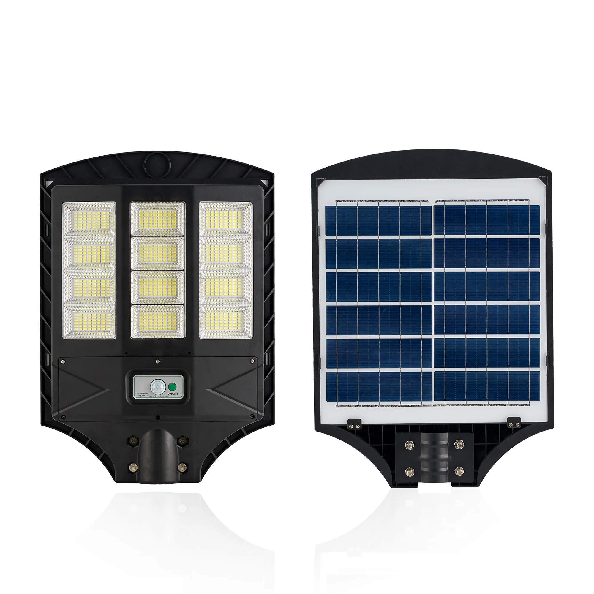 2024 Hot Selling High Energy Conversion Light Source Motion Sensor Solar Street Light with 300W LED Light IP66