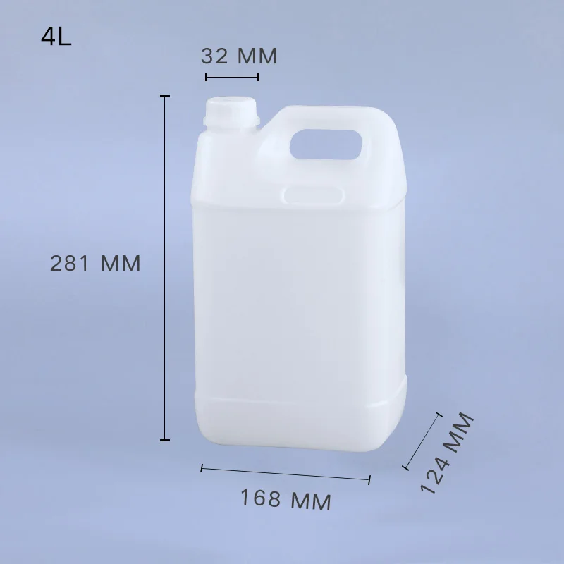 1 Gallon HDPE Blue White Black Plastic Barrel Drum For Liquid Lotion Bottle