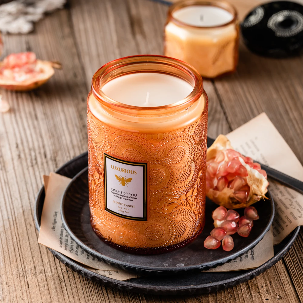Hot Selling Perfume Air Fresh Private Label  Customized Soy Wax Competitive Product Scented Candles For Home Decoration