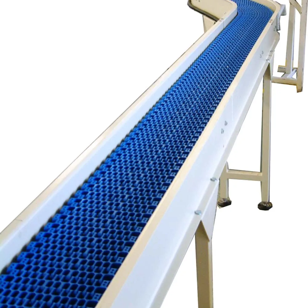 Пластиковый конвейер, подключенный модульной лентой POM для пищевой промышленности