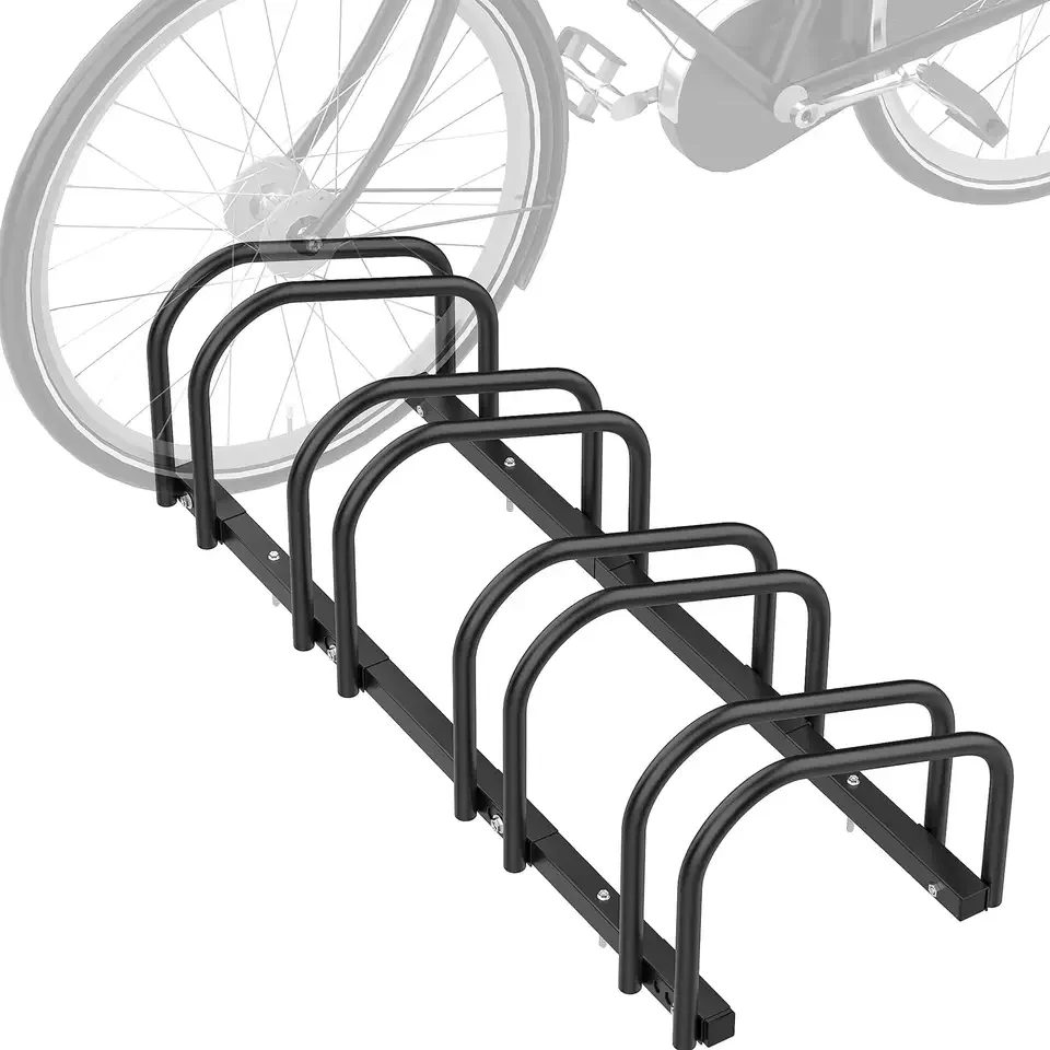 Floor Bike Stand, Wall Mounted Garage Bike Storage Rack