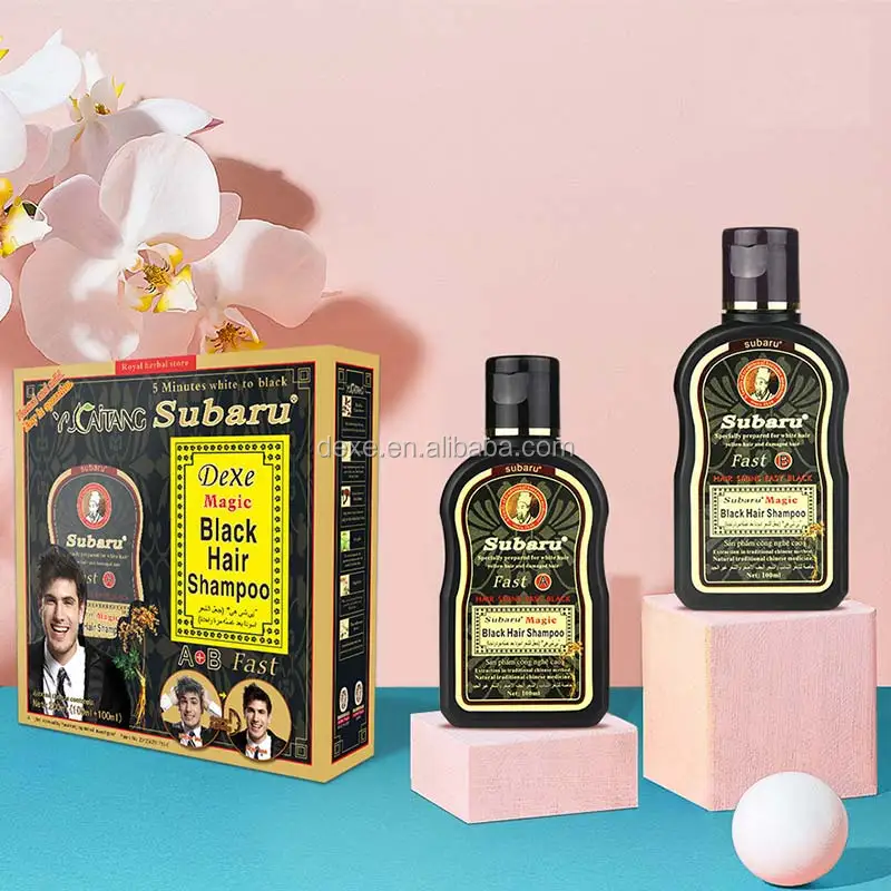 container selling 200ml subaru black hair shampoo subaru hair color shampoo