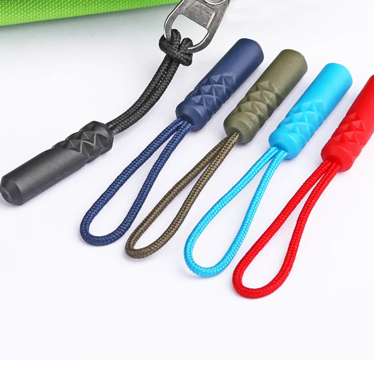 POM Plastic Spring Double Caps Cord Lock Stopper for Bags