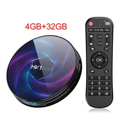 HK1 Max+ box 4k Tv Box Android 9.0 4gb Ram 128gb Rk3368PRO 2.4 5G Wifi BT4.0 1000M Google Play Youtube Tv Box