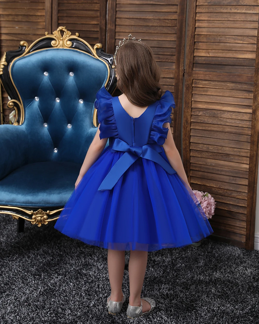 China Factory Price Girls Boutique New Fashion Clothing Kids Birthday Party Dress Children Frocks 311