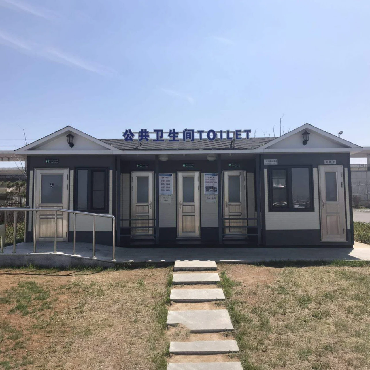 freestanding All In One Prefab Unit Shower And Toilet Portable Modular Bathroom Pods