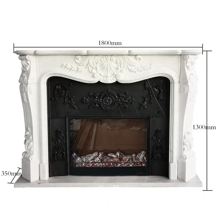 Natural italian marble fireplace stone mantel surround marble french fireplace calacatta viola marble fireplace