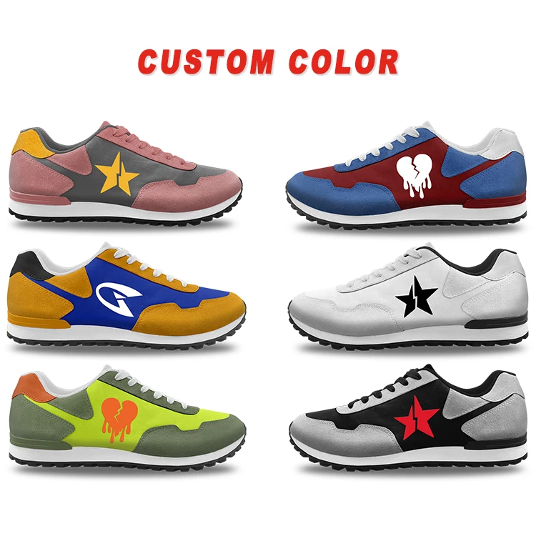 Small Order Customize Brand Women Shoe Box Manufacturer TPR EVA Men Sneakers Running Shoes Sports Custom Trainer Running Shoes