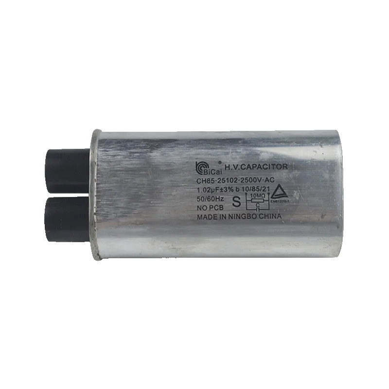 CH85 2500 v 1.02UF blue color microwave high voltage capacitor drying equipment high voltage capacitor