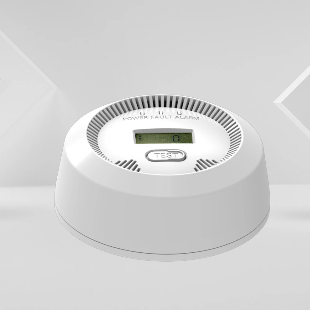 Carbon Monoxide Detector Battery Powered 85db High Decibel Loudness Sound & Flash Led Smoke Carbon Monoxide Alarm