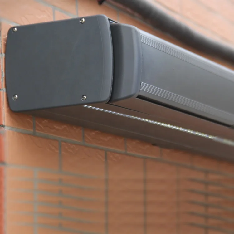 Luxury full cassette polyester sun shading aluminium automatic roof folding awning