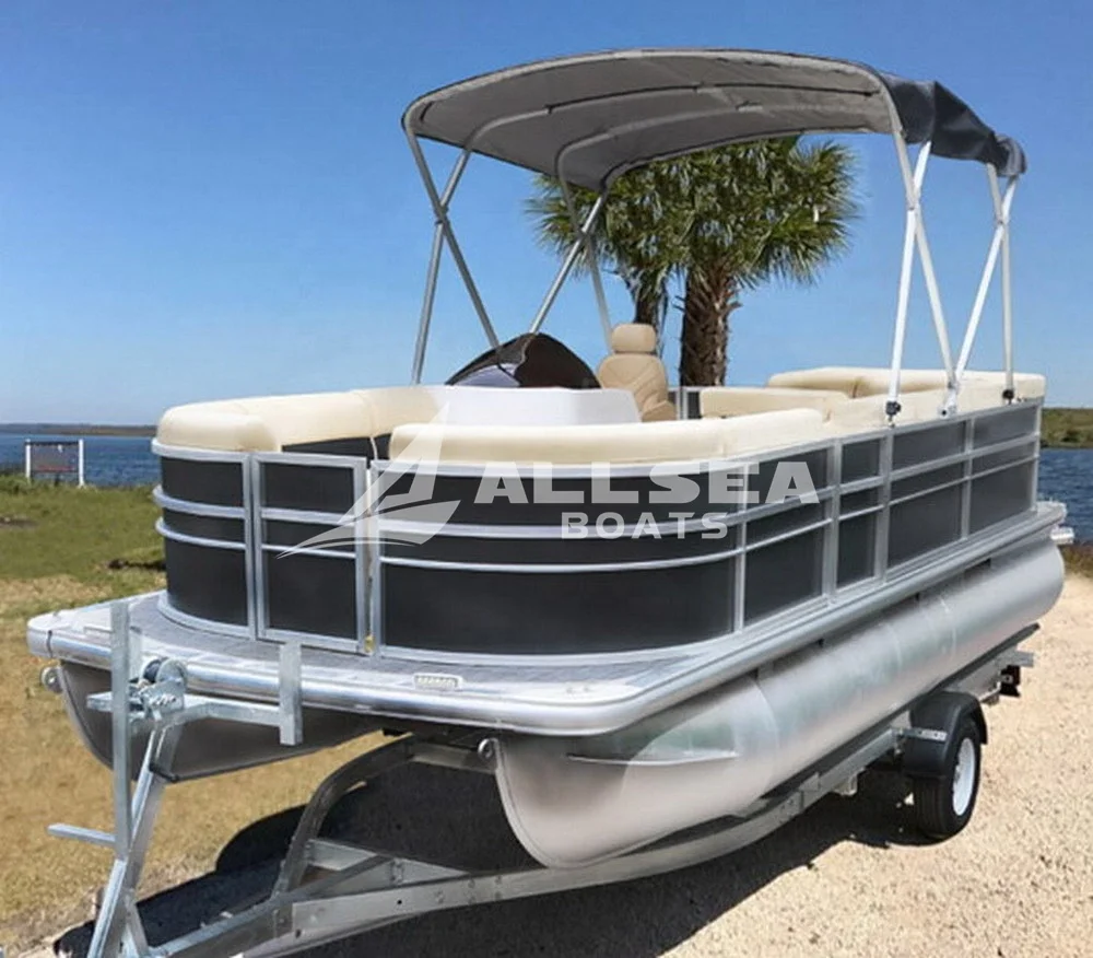 Allsea pontoon 7.6m 25ft  Luxury Recreational relaxing family party time Floating Aluminum Pontoon Boats