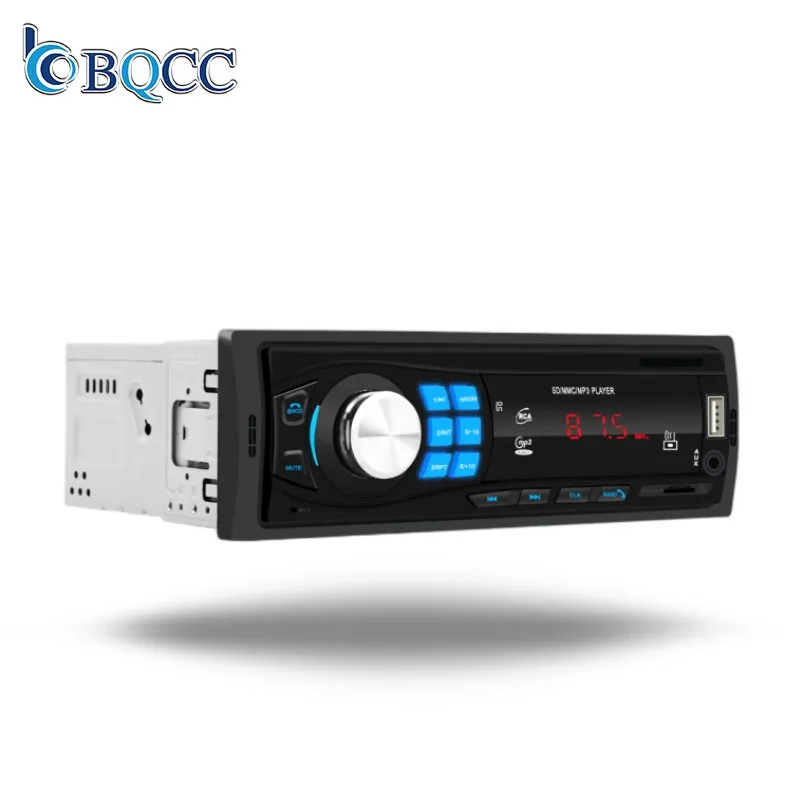BQCC 1din Universal car music player Radio AI Voice Assistant FM TF AUX Input BT receive call Hands-free Radio Vehicle Tape Reco