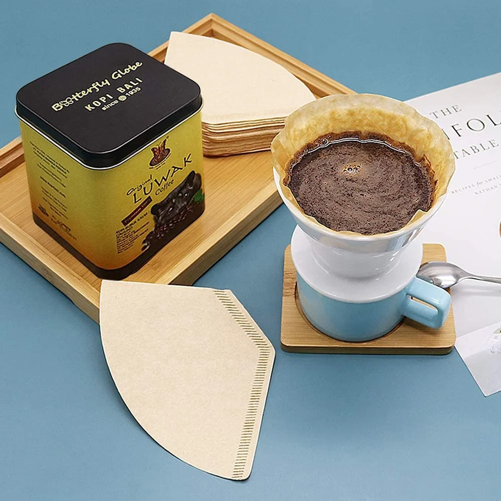 Fan shaped Filter Paper For U103 Coffee Drip