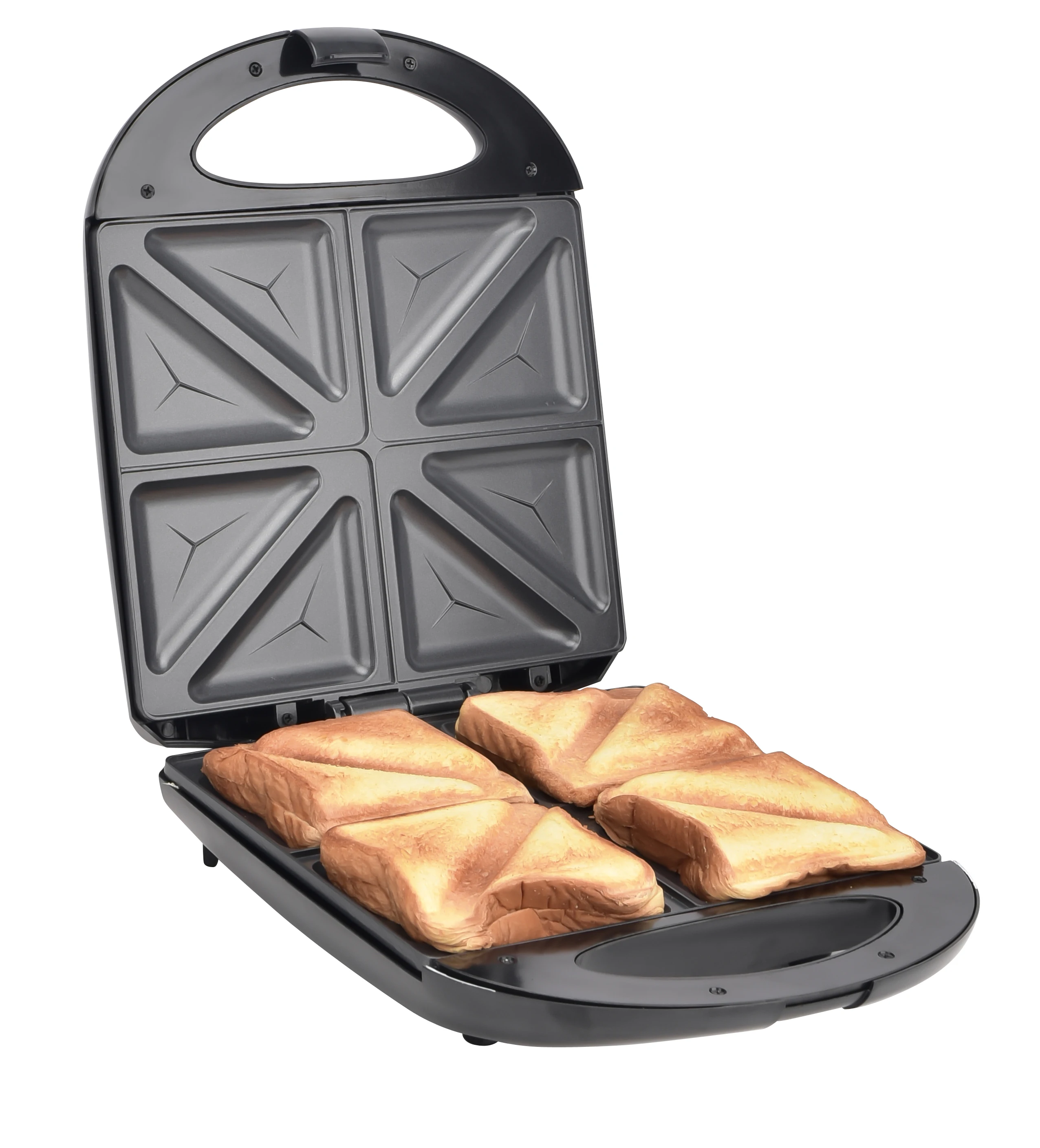 Attractive Price New Type 1400w 4 slice Breakfast Toasted Machine Grill 1 Slice Sandwich Maker Toaster