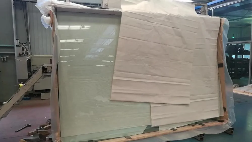 Wholesale price  opaque milky white laminated glass 8mm  FOB Reference Price
