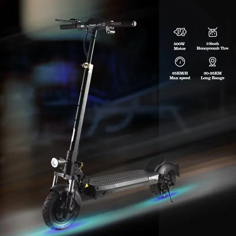 Hot Sale For Adult Two Wheels Long Range High Stand High Speed Luggage  Foldable  Electric Scooter
