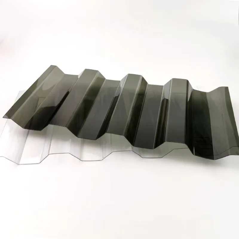 Customized Size Building Material Transparent Daylight Corrugated Polycarbonate Roof Sheet