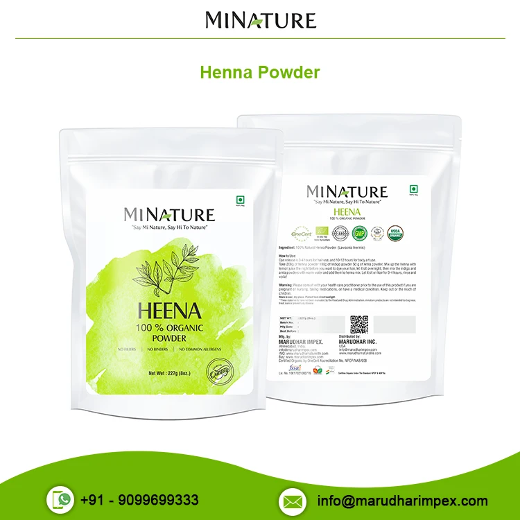 Special Quality Organic Henna Powder at Good Price