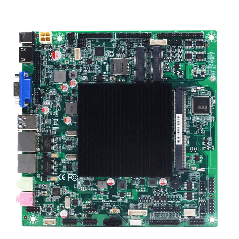 Low Price Mini-itx Motherboard J4125 Embedded Industrial Mainboard Support Gemini lake J4125 Processor DDR4 Quad Core