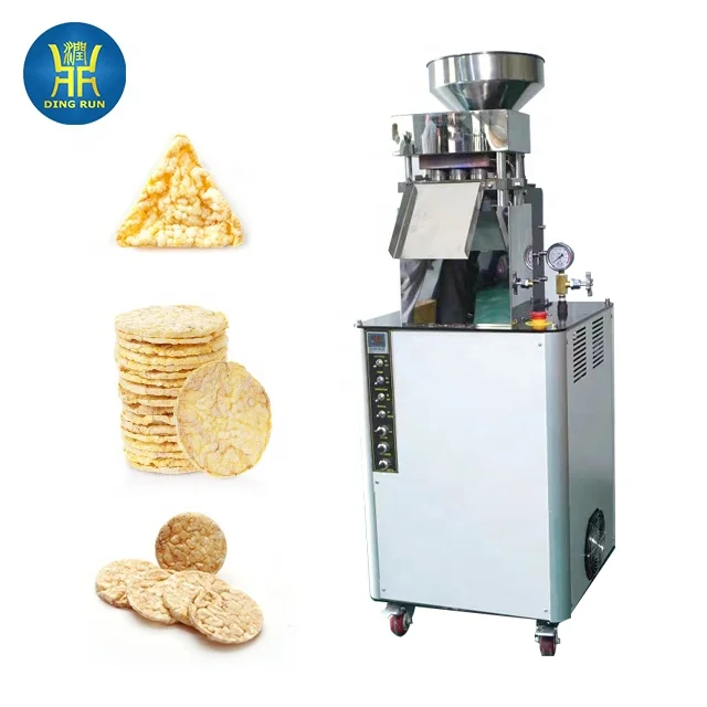 Best Price Korean Healthy Popped Chips Processors Puff Snack Rice Cracker Making Baked Type Pop Brown Rice Cakes Machine