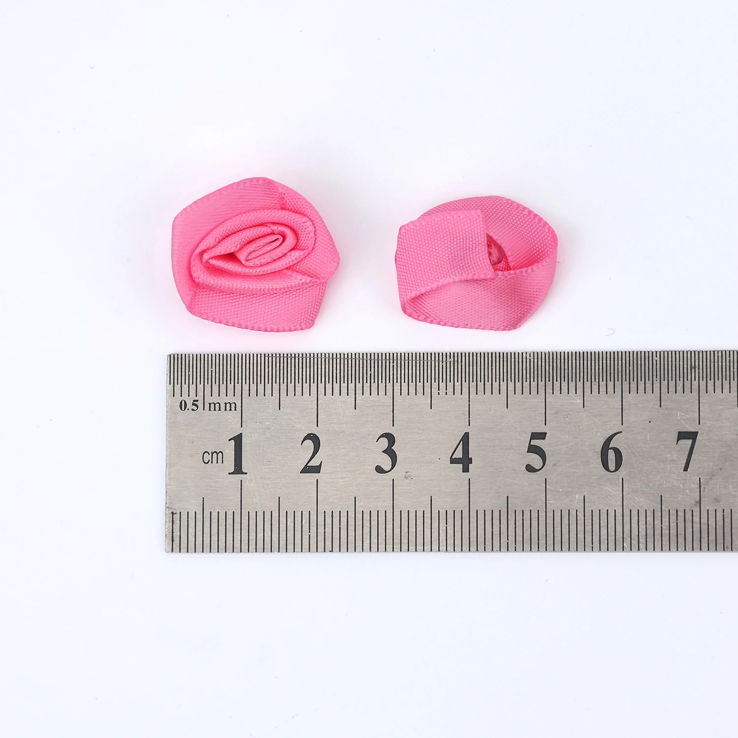Wholesale Handmade Clothing Decorative Flower Artificial Fabric Girls Hair Clothing Dress Ribbon Bow For Craft Accessories