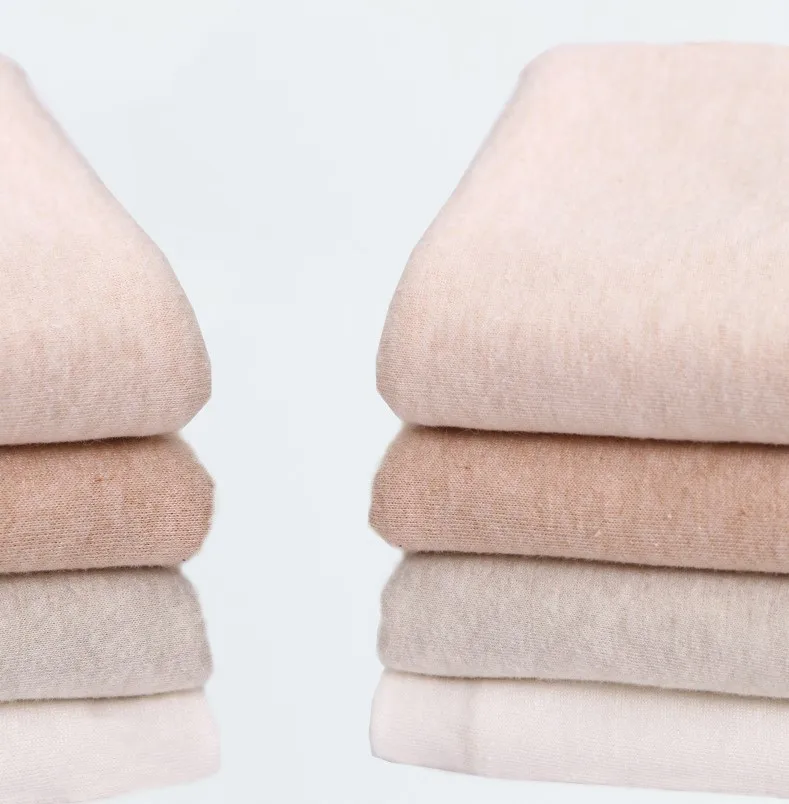 Environmental protection natural colored cotton child single jersey fabric for garment